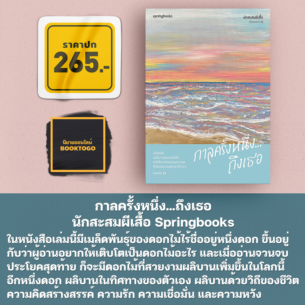 (พร้อมส่ง) กาลครั้งหนึ่ง...ถึงเธอ นักสะสมผีเสื้อ Springbooks