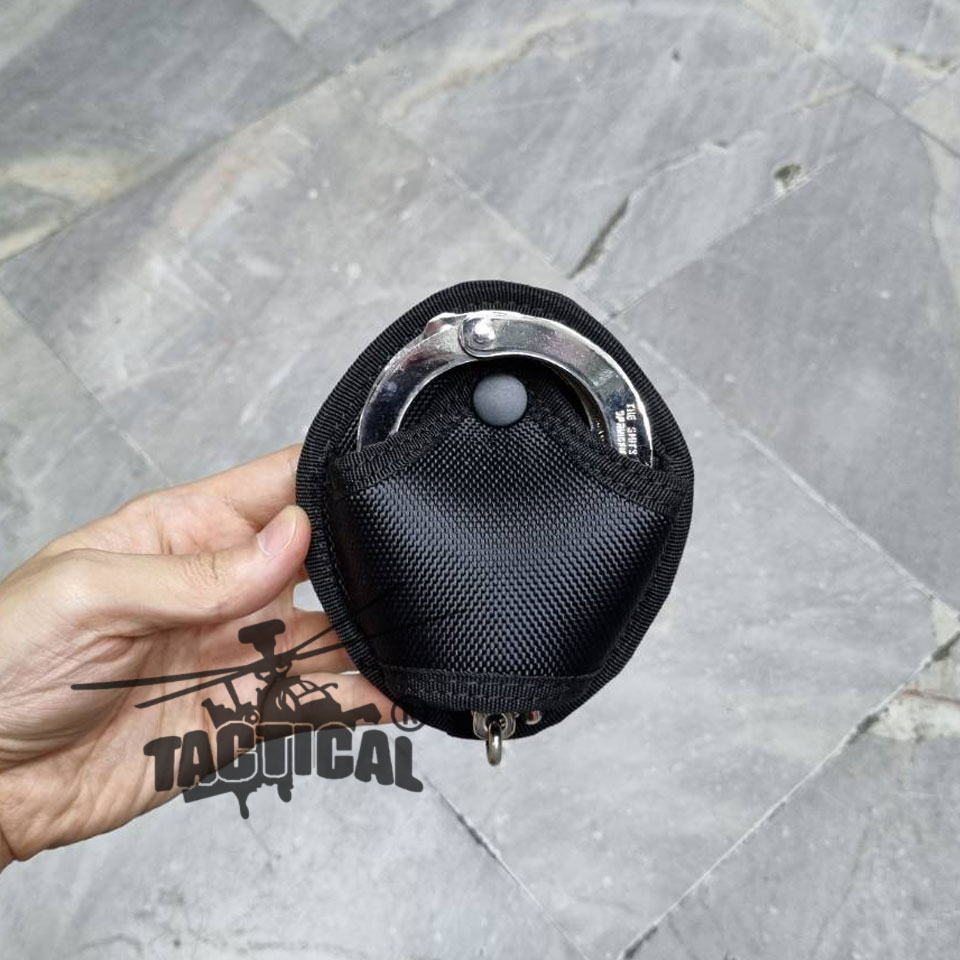 ซองกุญแจมือผ้า ติดเวส เข็มขัดได้ (ใส่ได้ทั้งบานพับและแบบโซ่)