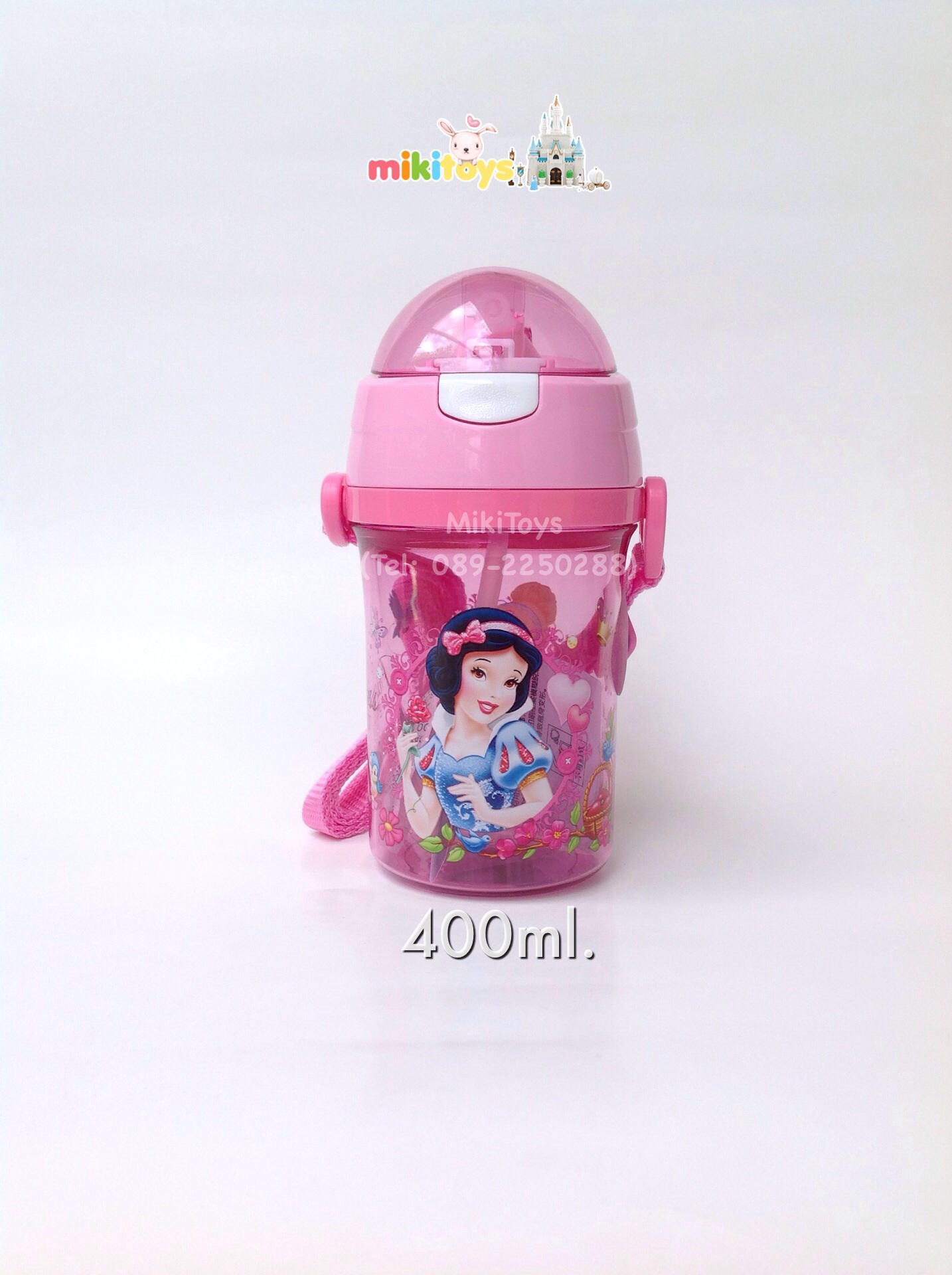 กระติกน้ำเจ้าหญิง ดิสนีย์ Princess Disney 400ml. #princess sweet *BPA Freeปลอดภัย (ฟรีค่าจัดส่ง)