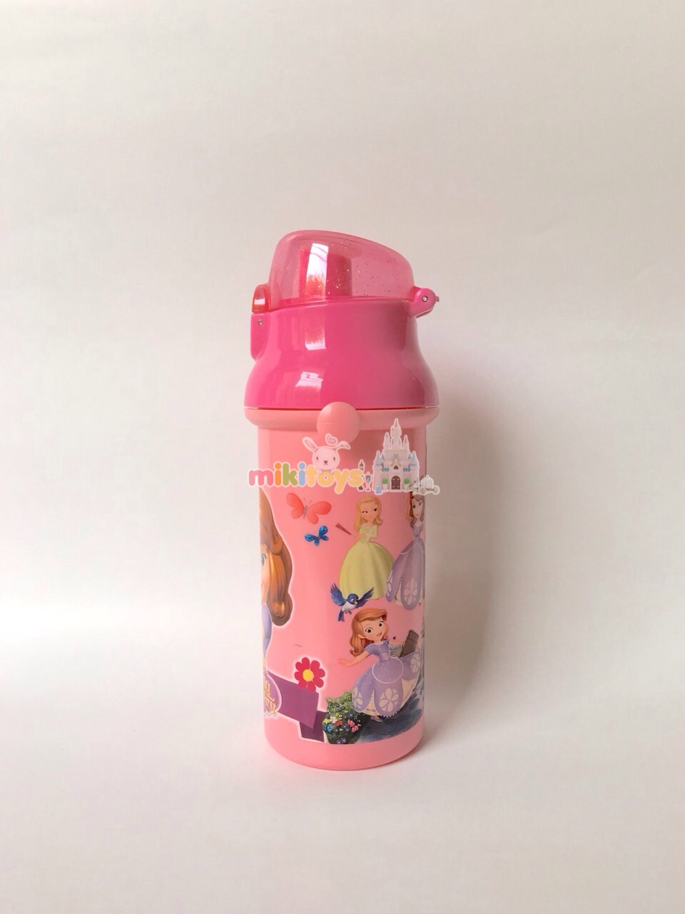 กระติกน้ำเด็ก NEW!! โซเฟีย เดอะเฟิร์ส (Sofia The First : PINK) รุ่นยกดื่ม ลายใหม่! รุ่นยกดื่ม ทำความสะอาดง่ายสุดๆ สีชมพู