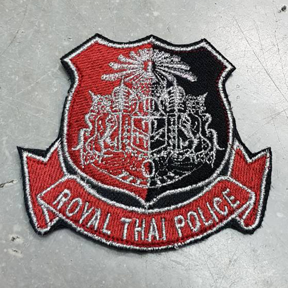 อาร์ม แผ่นดิน Royal Thai Police ตีนตุ๊กแก