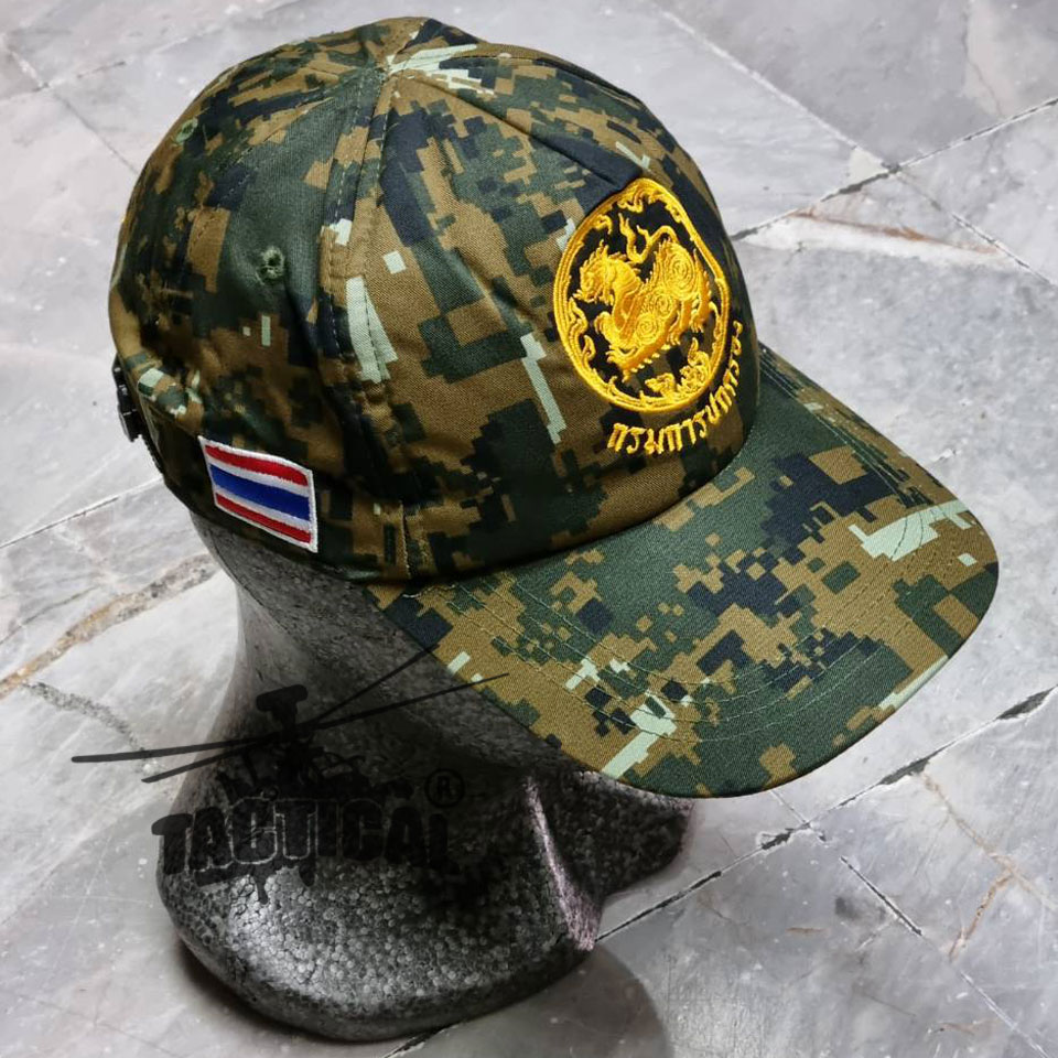 หมวกแก๊ป ดต.อส. สิงห์กลม ซิปหลัง