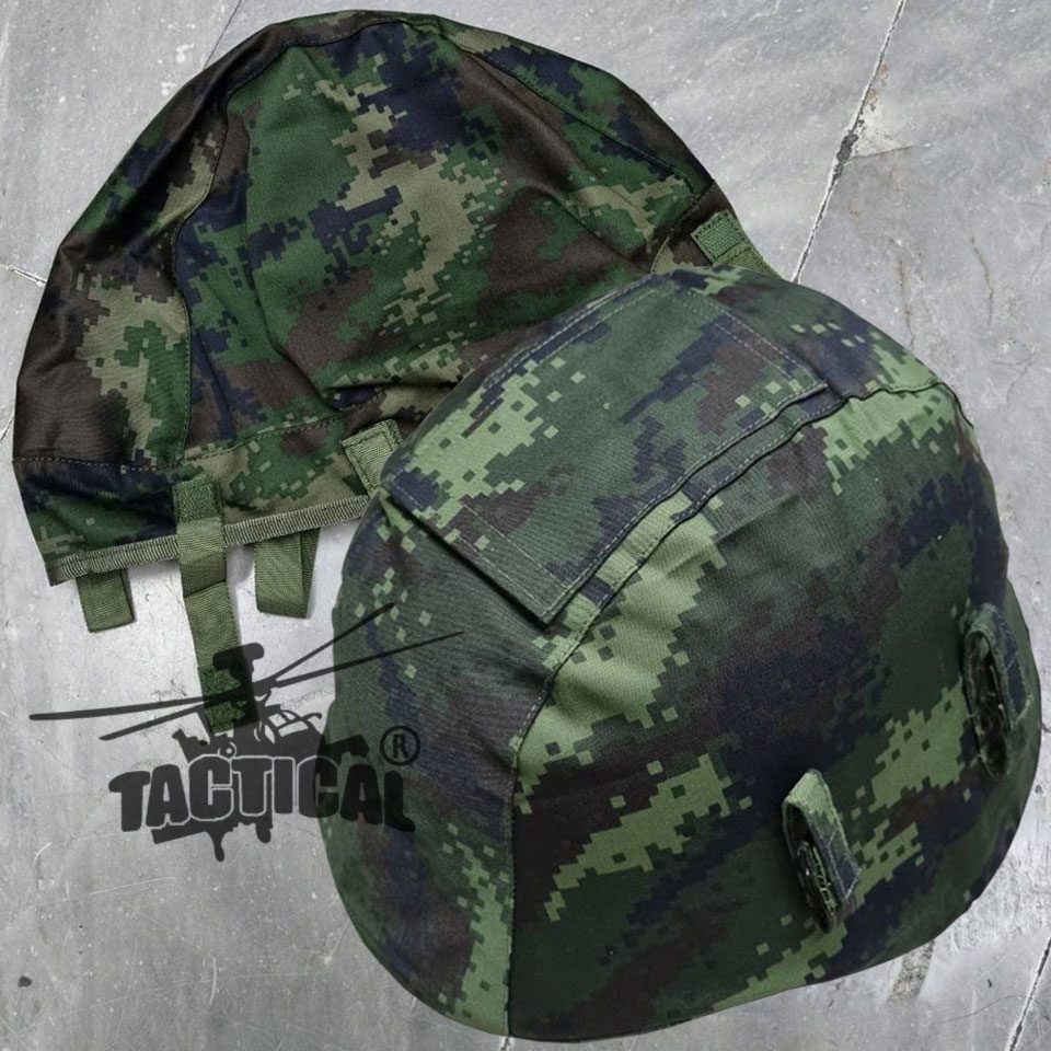 ผ้าคลุมหมวกคอบร้า มีสายรัดแว่น ช่องใส่แผนที่