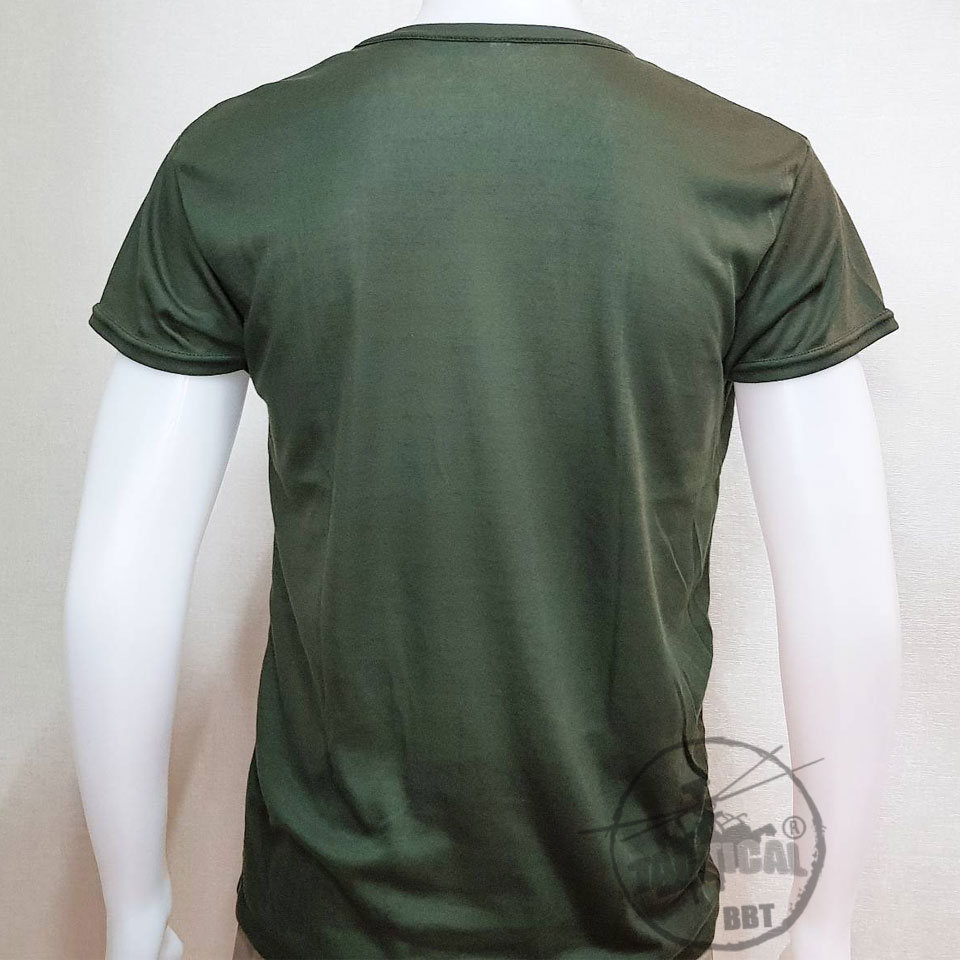 เสื้อยืดแขนสั้น คอกลม ผ้า TC 5 สี (ดำ น้ำตาล เขียว กรมท่า ขาว)