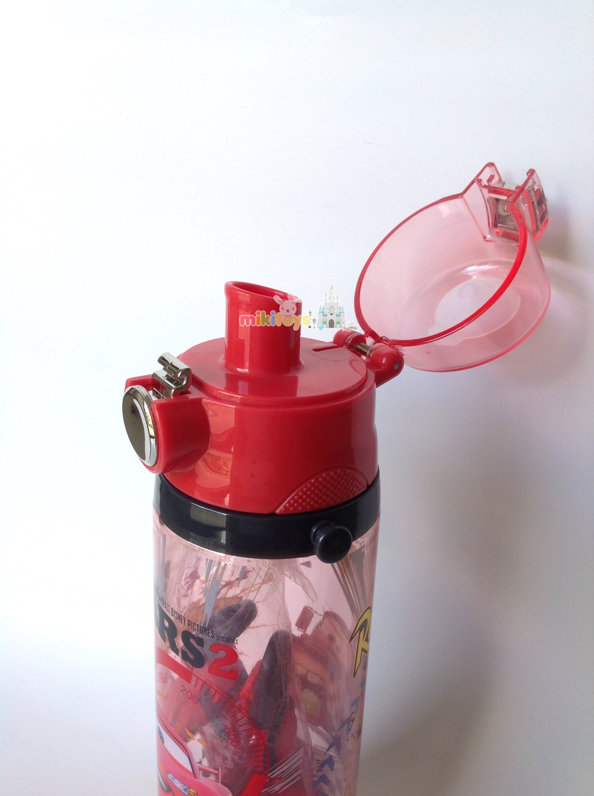 กระติกน้ำลายรถแข่ง คาร์ Disney Cars McQueen RED *BPA Free ปลอดภัย รุ่นยกดื่ม