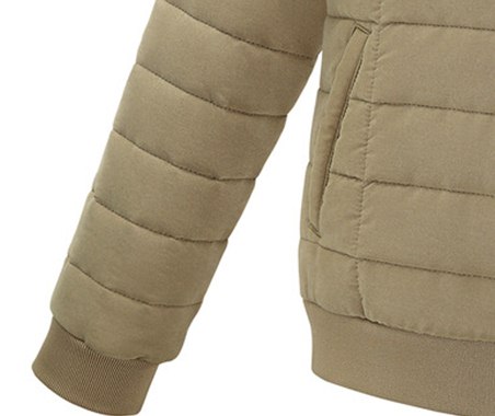 PreOrderคนอ้วน - เสื้อกันหนาวแฟชั่น ไซส์ใหญ่ คนอ้วน แจ๊คเก็ตบุนวม สี : กากี / ดำ