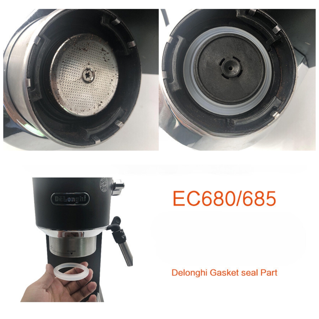 อะไหล่ หัวซีลปะเก็นซีล DeLonghi รุ่น EC685/EC680 สีขุ่น รหัส 2851