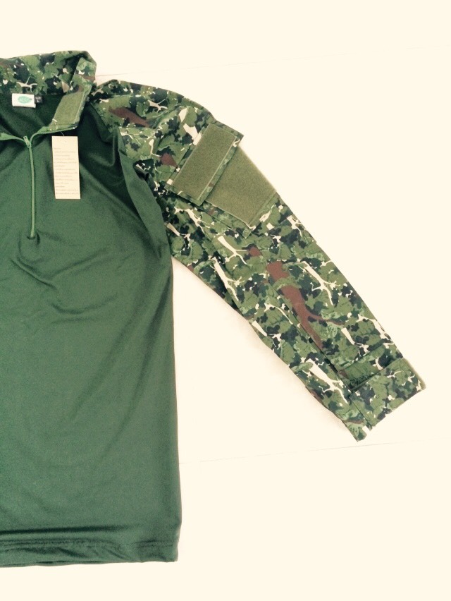 เสื้อ Combat Shirt พรางป่าไม้ (ลายใหม่)