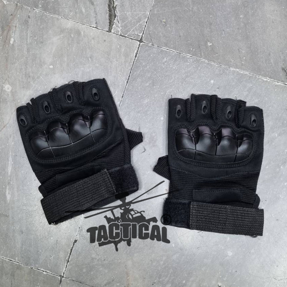 ถุงมือสนับนิ่ม ครึ่งนิ้ว (บาง)