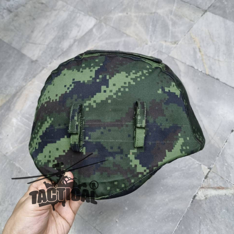 ผ้าคลุมหมวกคอบร้า มีสายรัดแว่น ช่องใส่แผนที่