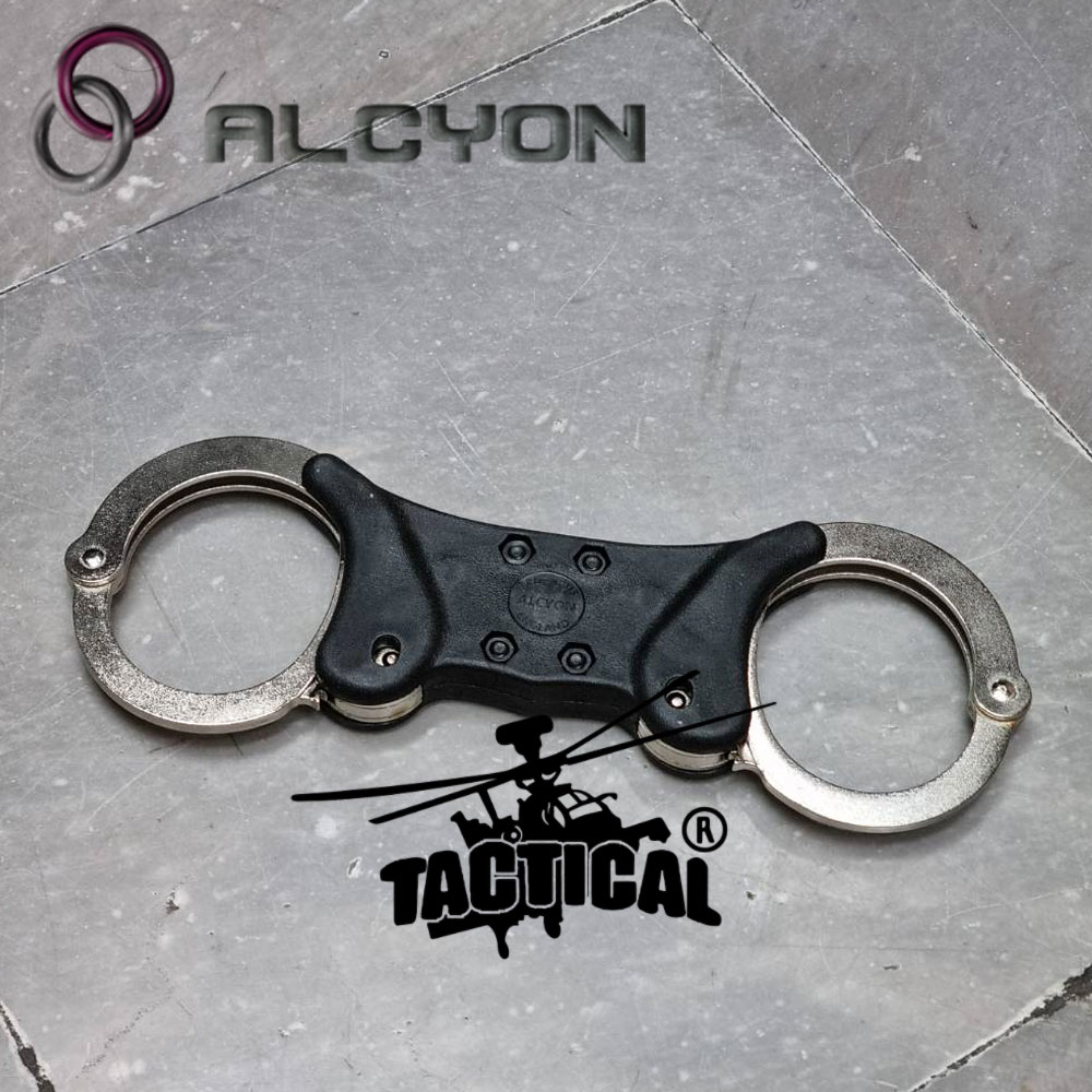 กุญแจมือแข็ง ยี่ห้อ Alcyon รุ่น Rigid (Made in Spain) มีซองผ้าขายแยก