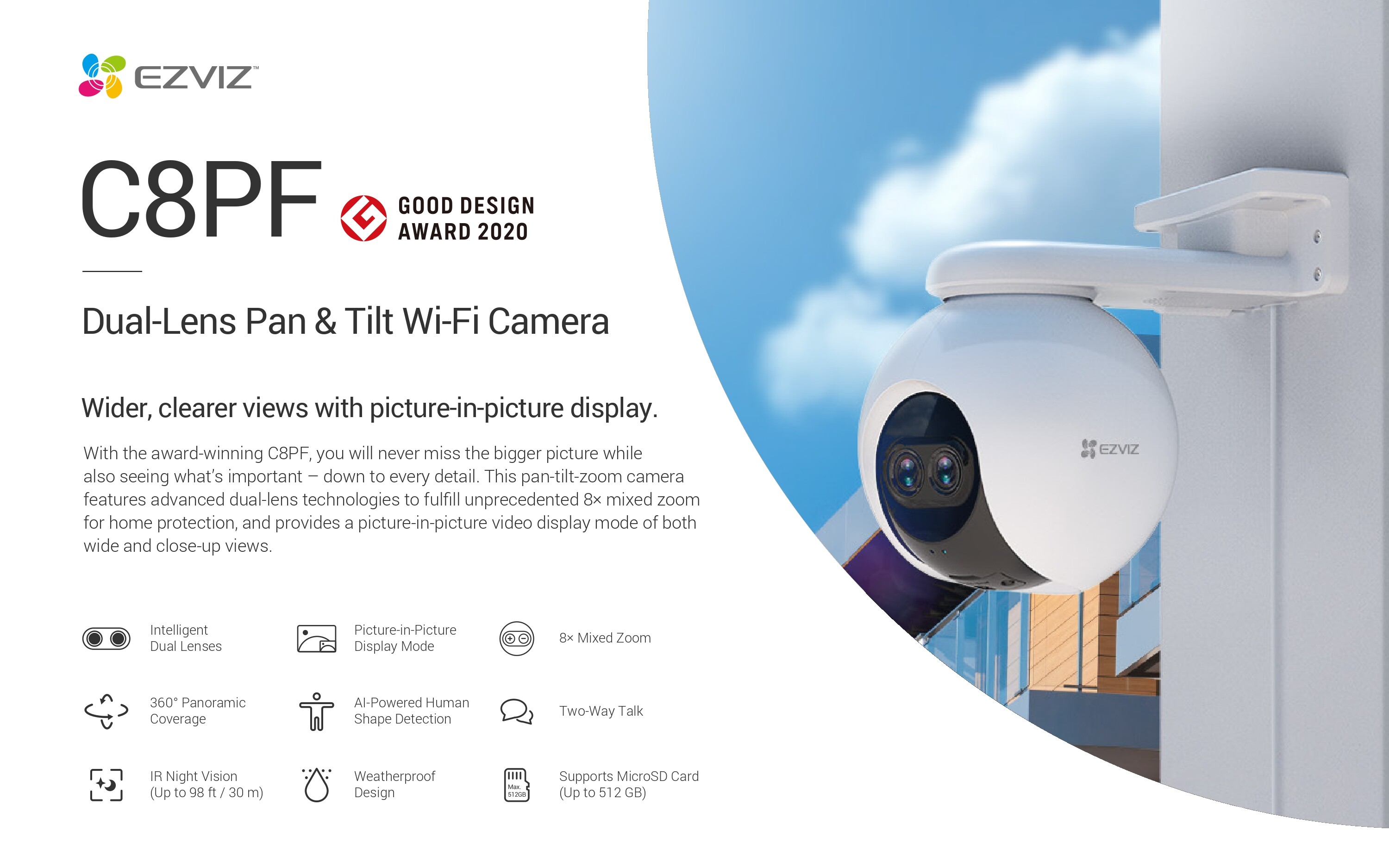 EZVIZ C8PF 2MP