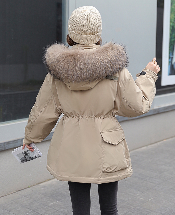 2324-0078 เสื้อกันหนาวไซส์ใหญ่ งานขนเป็ดนะคะ เฟอร์ถอดได้