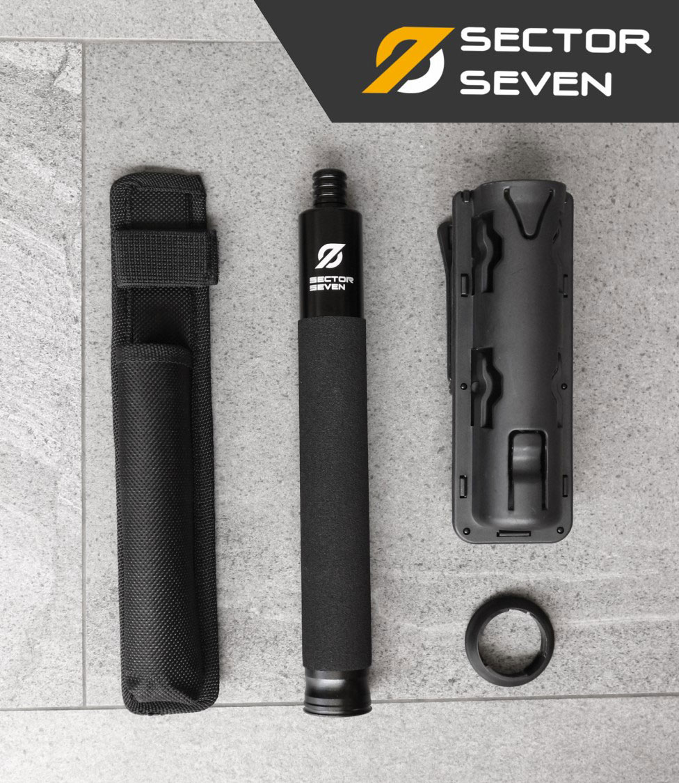 ดิ้วกดตูด 24 นิ้ว + ซองไฟเบอร์ ทน เก็บง่าย (ของแท้ Sector Seven)