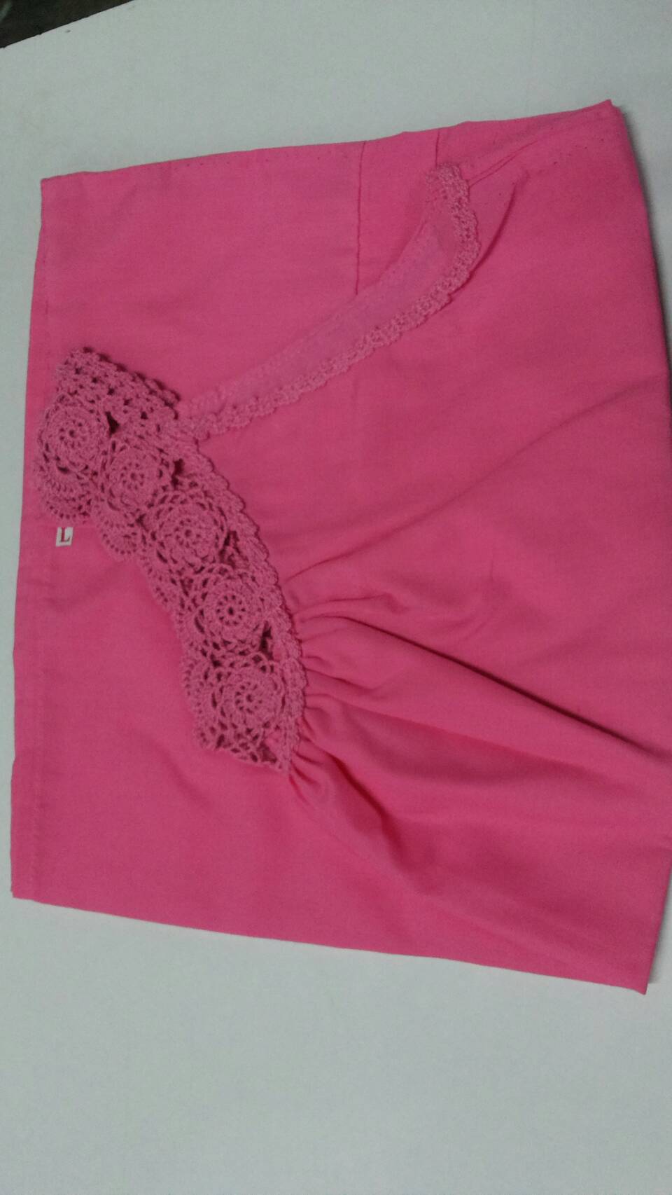 เสื้อคอกระเช้า-โครเชต์ใหญ่ L