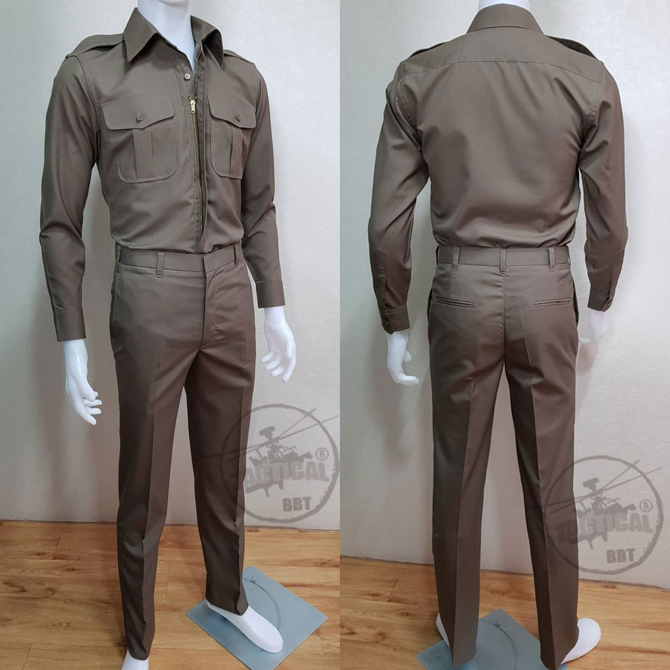 ชุดกากีตำรวจ BB สนว.01 อย่างดี