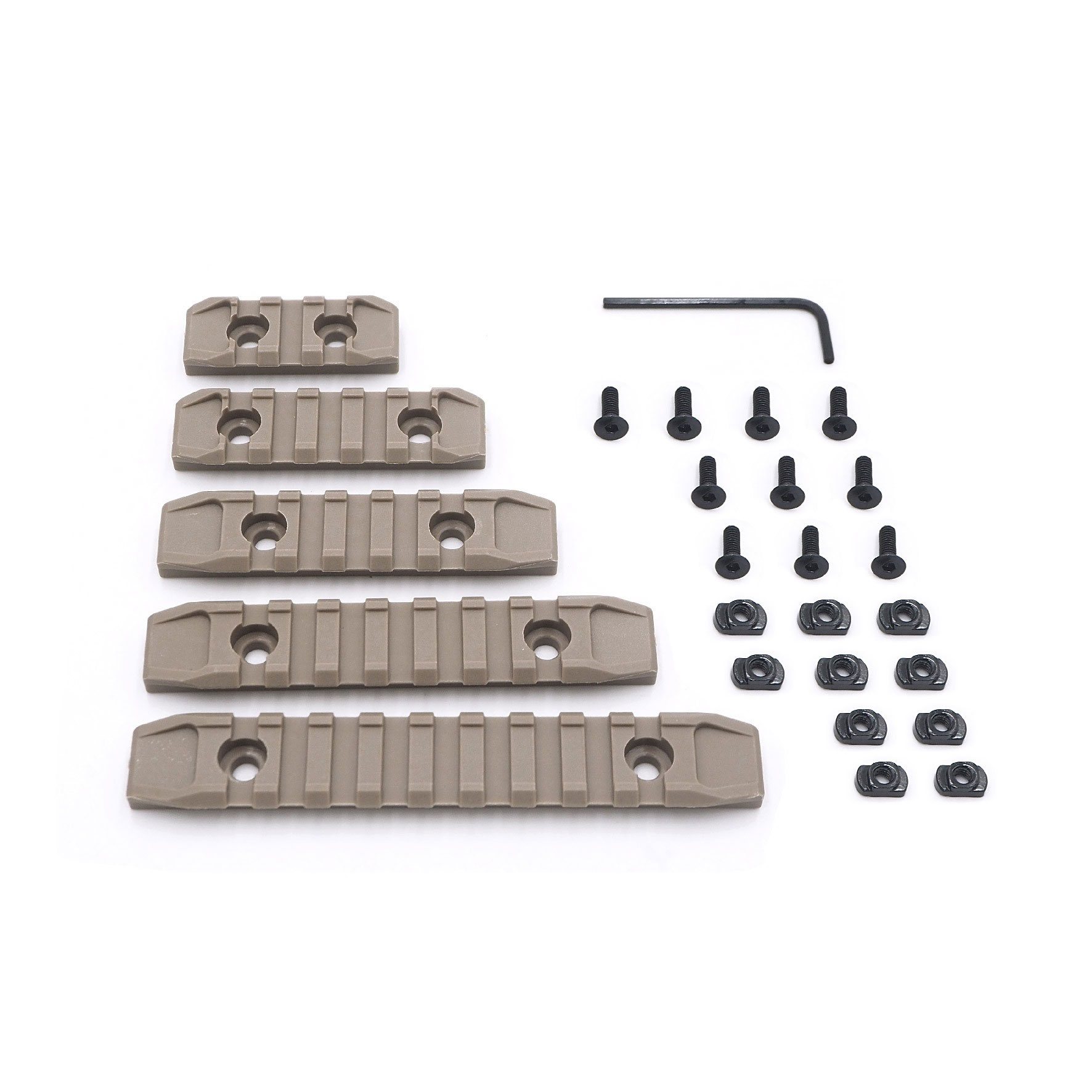 รางเสริม M-Lok Polymer (5 ชิ้น)