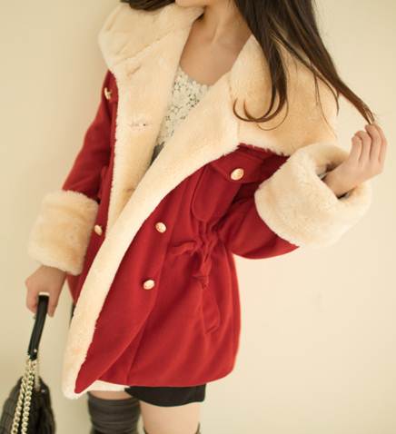 PreOrderไซส์ใหญ่ - เสื้อกันหนาวไซส์ใหญ่ คนอ้วน เป็นผ้าขนสัตว์ อุ่น ๆ สี : ดำ / แดง / กากี / น้ำเงิน