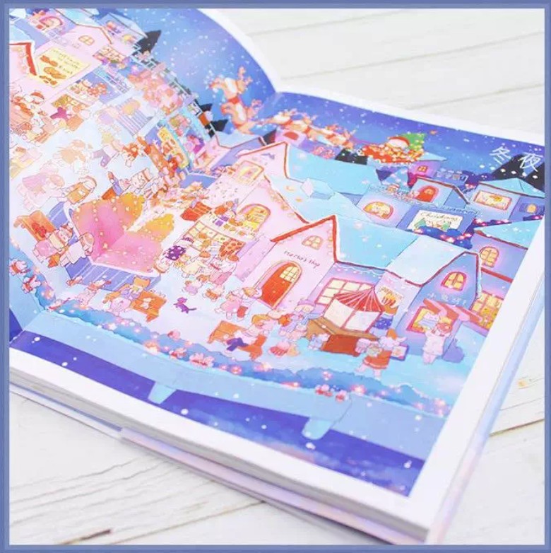 หนังสือภาพ Rabbit Town เมืองแห่งกระต่าย โดย Xia Qijiang