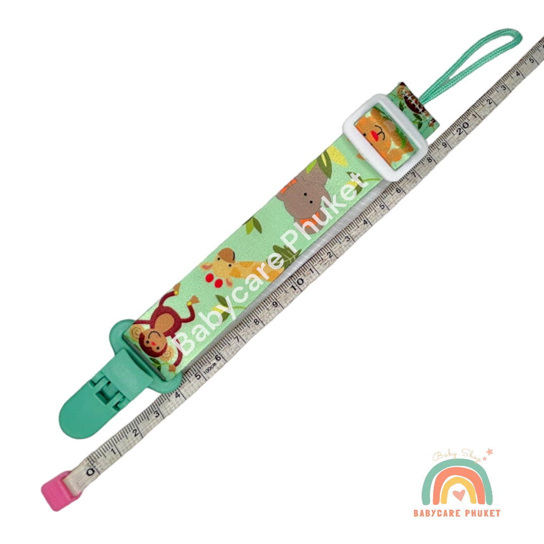แบบที่ 2 สายคล้องจุกหลอก Pacifier holder สำหรับของเล่นหรือจุกหลอก ปรับความยาวได้