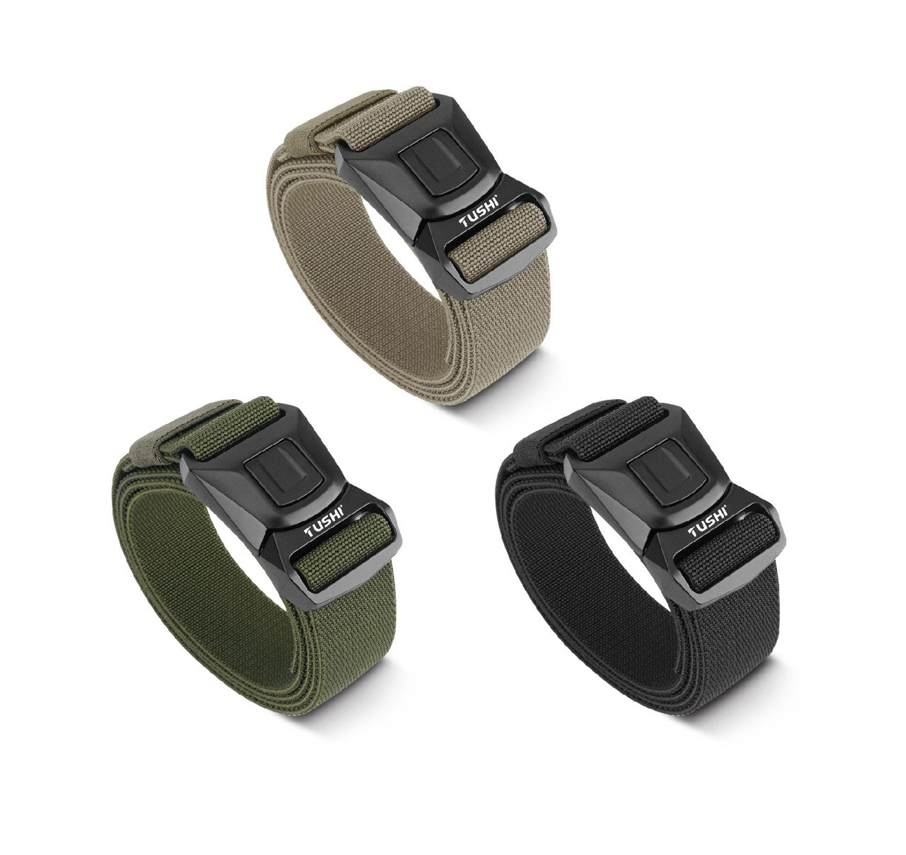 เข็มขัดสายยางยืด หัวปลดไว รุ่น 908