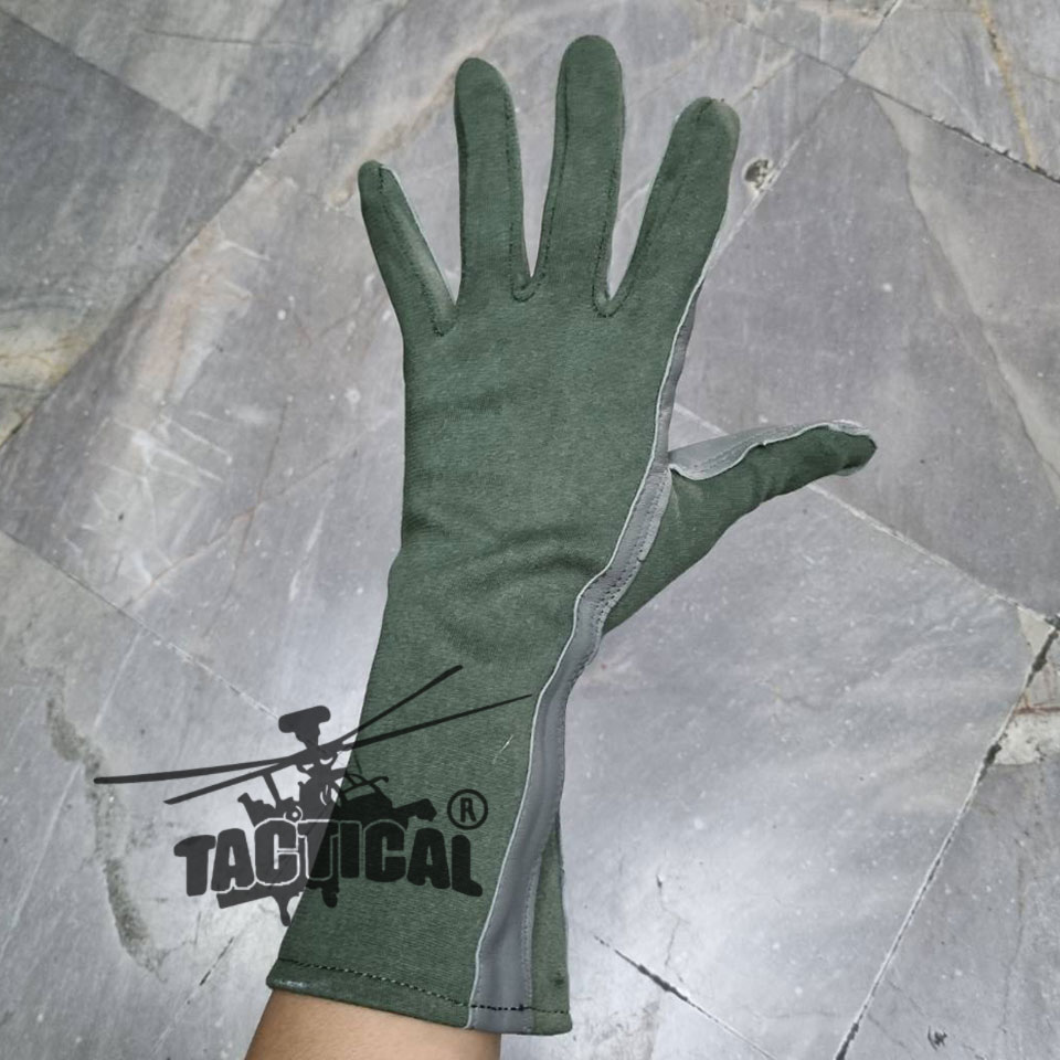 ถุงมือนักบิน ผ้า Nomex