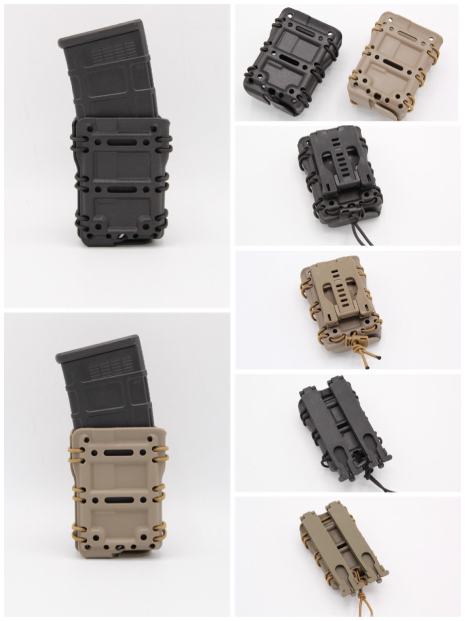ซองแม็ก 5.56 Magazine Pouch ระบบล็อคแบบ Teklok / Molle / Belt Loop