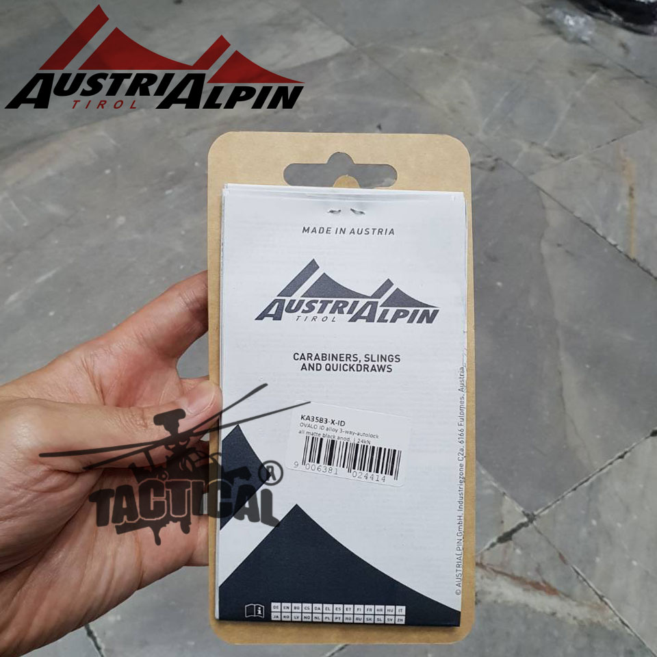 AustriAlpin Accessory Carabiner – OVALO ID 3 Way Autolock