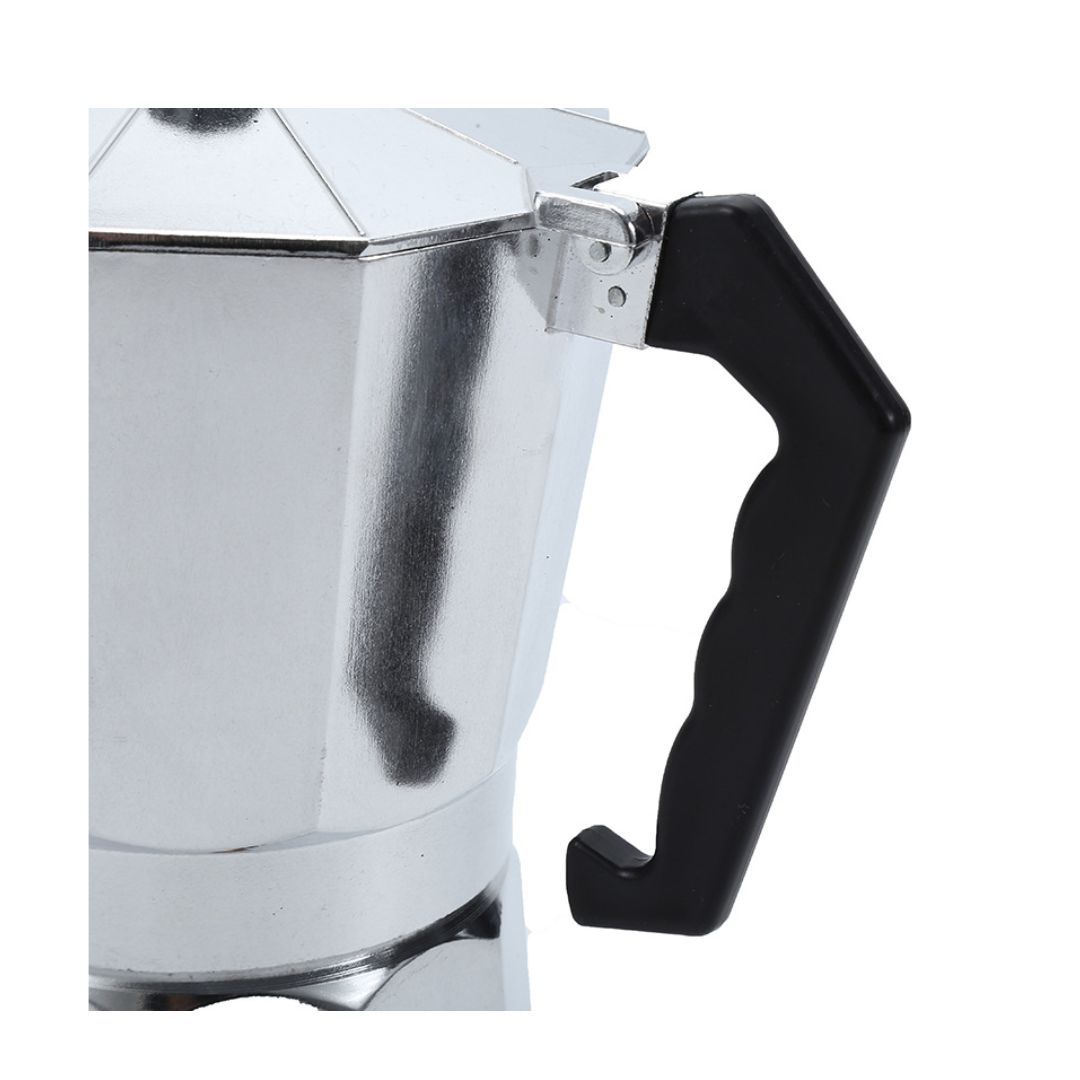 หม้อต้มกาแฟสดมอคค่าพอท MOKA POT อลูมิเนียม 3 ถ้วย 3 Cups Aluminium Moka pot รหัส 0155