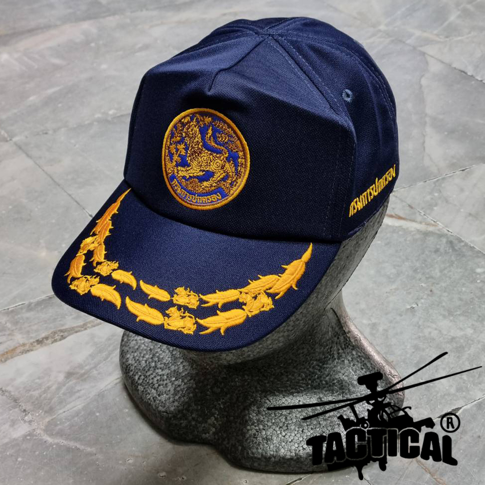 หมวกแก๊ป กรมการปกครอง ซิปหลัง (หมวกปฏิบัติการนอกเครื่องแบบ ตามระเบียบกรมการปกครอง ฉบับที่ 2 พ.ศ. 2568) ไม่ช่อ / 1 ช่อ / 2 ช่อ