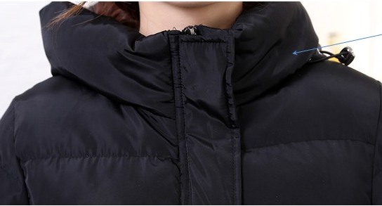 PreOrderคนอ้วน - เสื้อโค้ทไซส์ใหญ่ ผ้าร่มบุนวม สี : ดำ / แดง