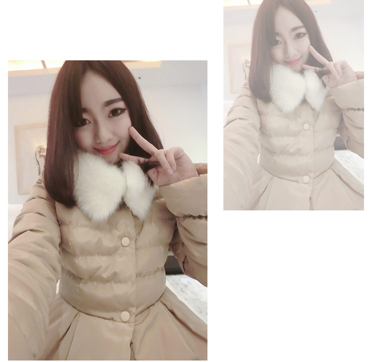 PreOrder - เสื้อกันหนาวแฟชั่นเกาหลี ไซส์เล็ก เป็นแจ๊คเก็ตบุนวม สี : ดำ / เทา / กากี