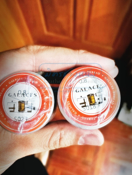 ด้ายเทียนนอก แบบเกลียวถักกลม 0.8 มิล แบบสีๆ P11-P16