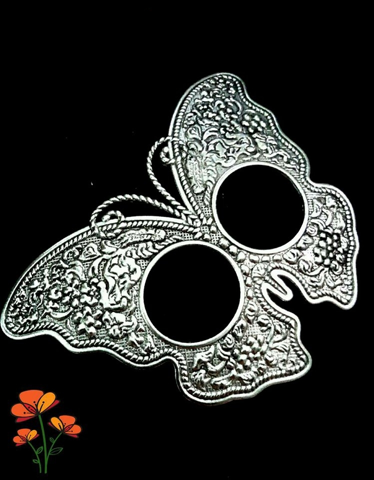 หัวรัดซิ่นแบบหนา โลหะตอกลาย Aluminum Buckle Engraved
