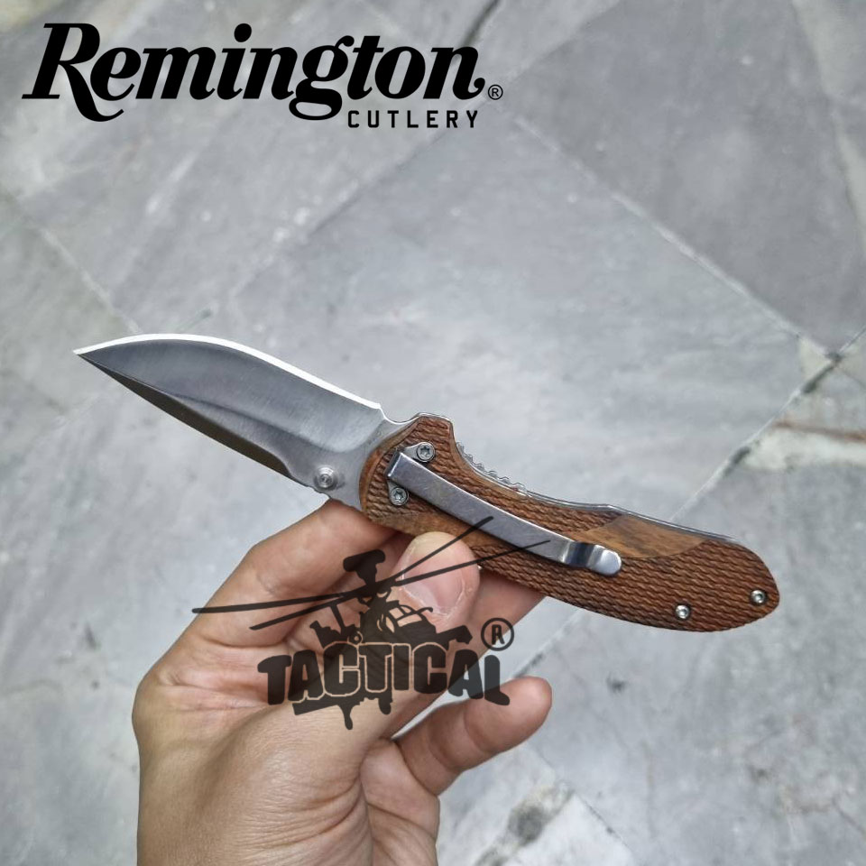 มีดพับ มีกริปเหน็บ ยี่ห้อ Remington R 40002-B ของแท้