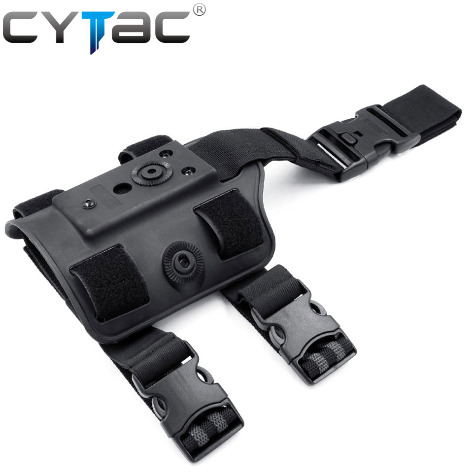 (ของแท้) เพลทติดกับซองปืน Cytac รัดขา