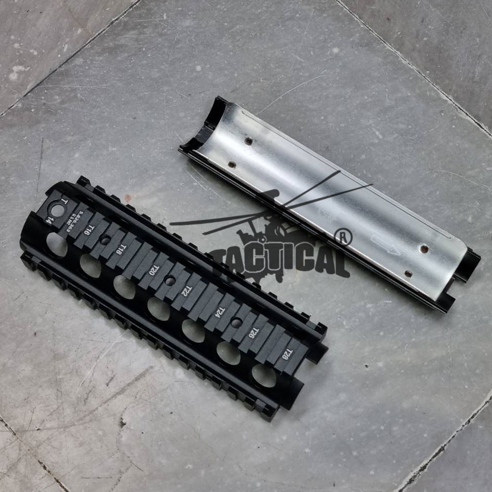 ชุดหน้า M4 CQB ระบบราง Picatinny 7 นิ้ว (มีแผ่นอลูมิเนียม)