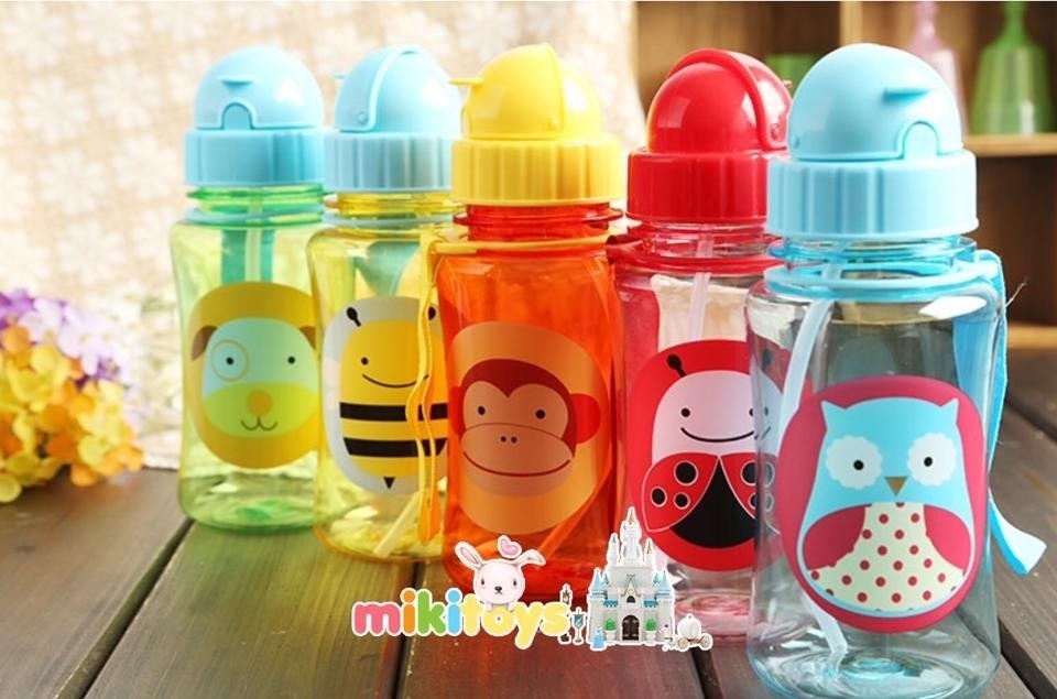 ขวดน้ำดื่ม กระติกน้ำเด็ก แบรนด์Skip Hop ลายน่ารักเหมาะกับเด็กๆค่ะ *BPA Free ปลอดภัย(ฟรีค่าจัดส่ง)