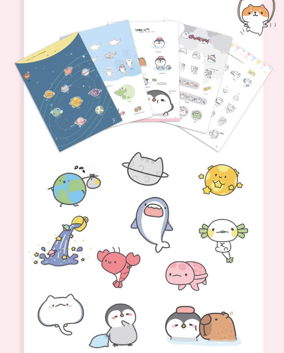 หนังสือสอนวาดมีมน่ารักๆง่ายๆด้วยมือ แต่สุดท้ายกลายเป็นคาแรกเตอร์เงินล้าน!!