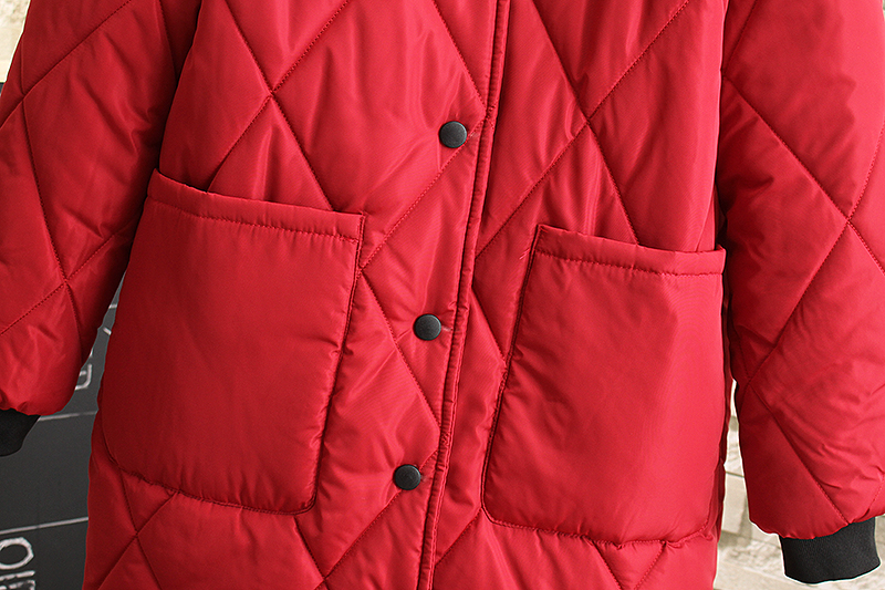 PreOrderคนอ้วน - เสื้อกันหนาวแฟชั่น ไซส์ใหญ่ คนอ้วน ผ้าฝ้ายโพลิเอสเตอร์ กันลม บุนวมไม่หนา สี : ดำ / แดง