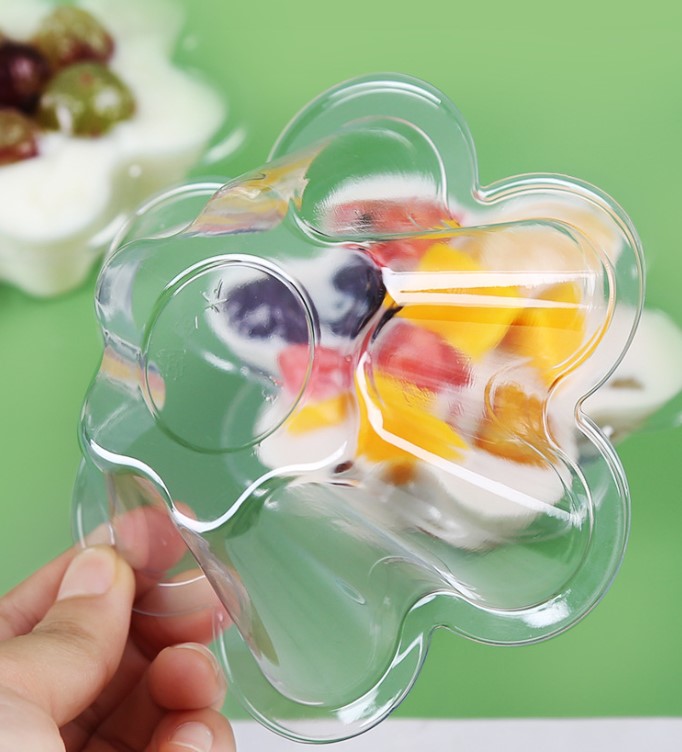 ถ้วยไอศครีม ของหวาน แพ็ค 100 ชิ้น (ไม่มีสติ๊กเกอร์แถม)