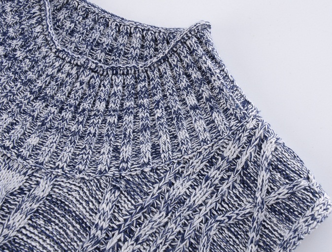 PreOrderคนอ้วน - เสื้อกั๊กไหมพรมกันหนาวไซส์ใหญ่ แขนกุด ไว้ใส่ทับด้านนอก สี : น้ำเงิน / เบจ