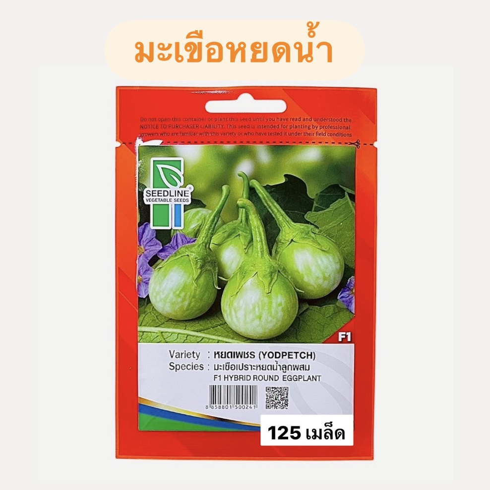 มะเขือหยดน้ำ (125 เมล็ด)