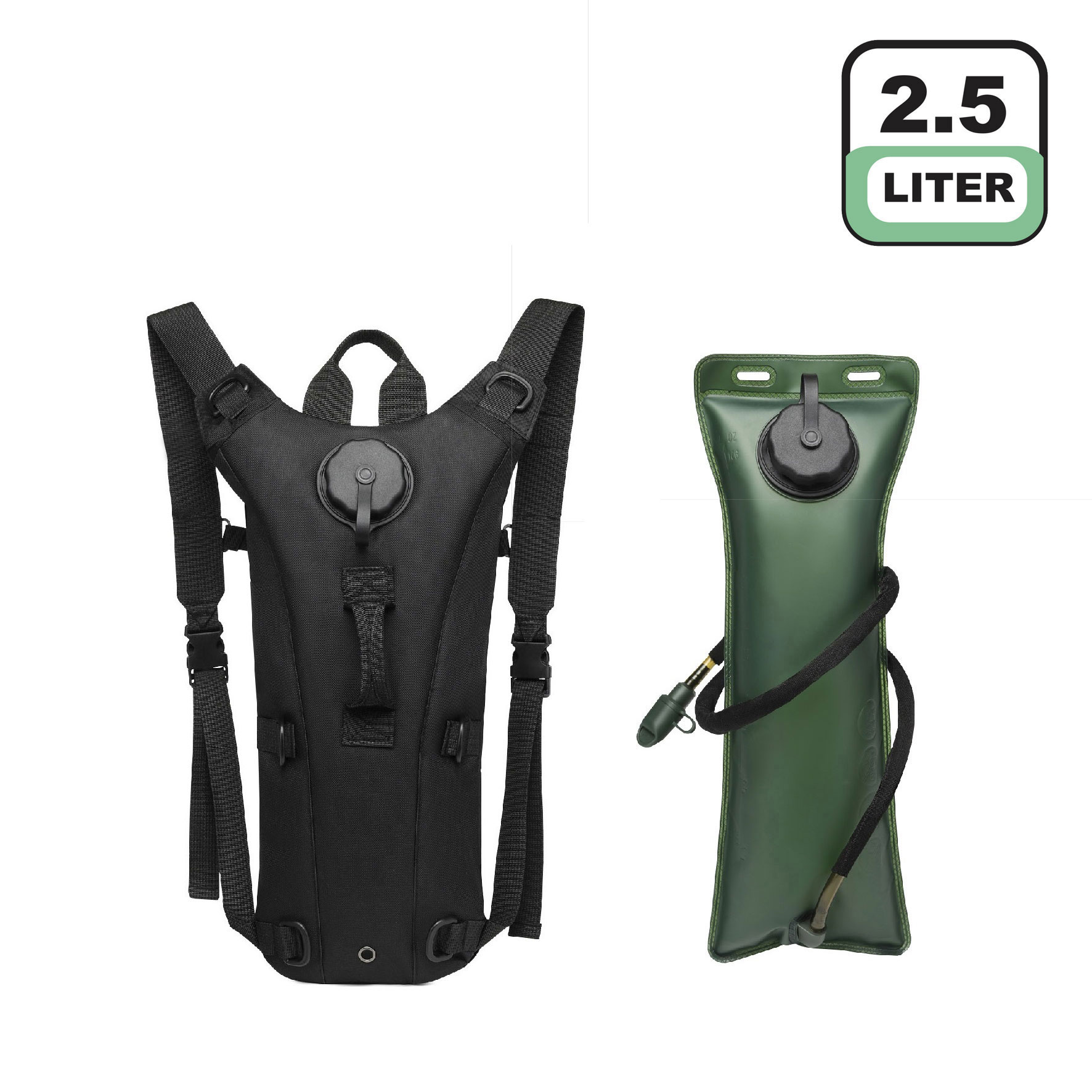 เป้น้ำ 008 + ถุงน้ำ 2.5 ลิตร (มีหลายสี)