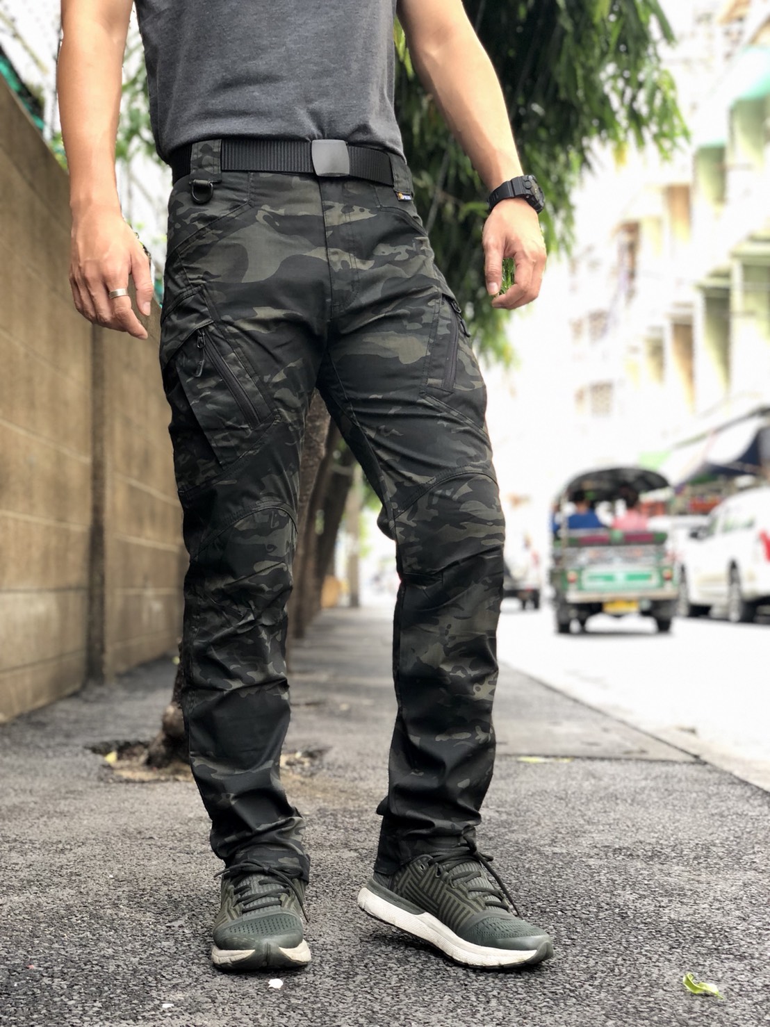กางเกง Sector Seven IX9C มัลติแคมดำ MCBK ผ้าเบา ยืด กันน้ำ (ของแท้)