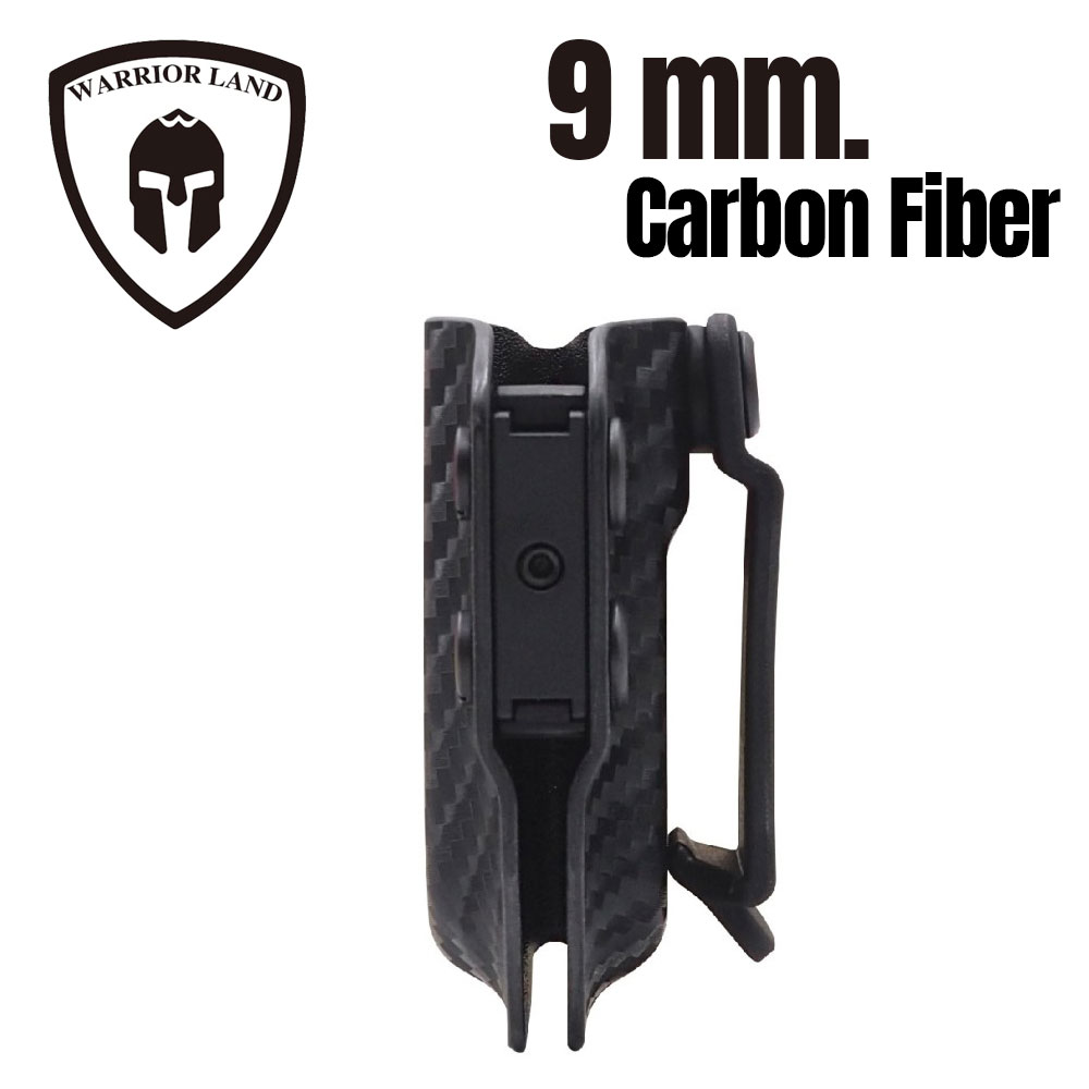ซองแม็กกาซีน 9 mm. Carbon Fiber Kydex