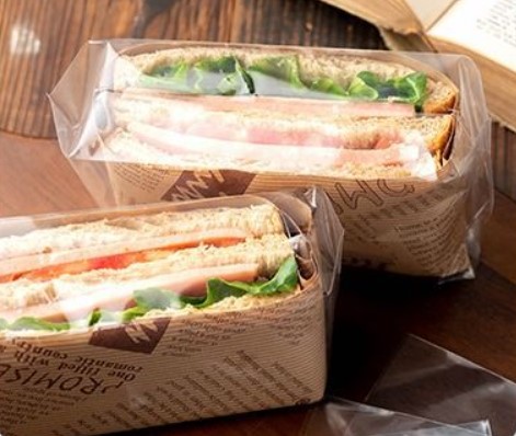 พลาสติกห่อแซนวิช (แพ็ค 100 ชิ้น)