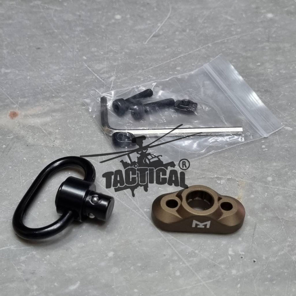 แป้นหูกระวินจับราง M-Lok + หูกระวิน ยี่ห้อ BCM