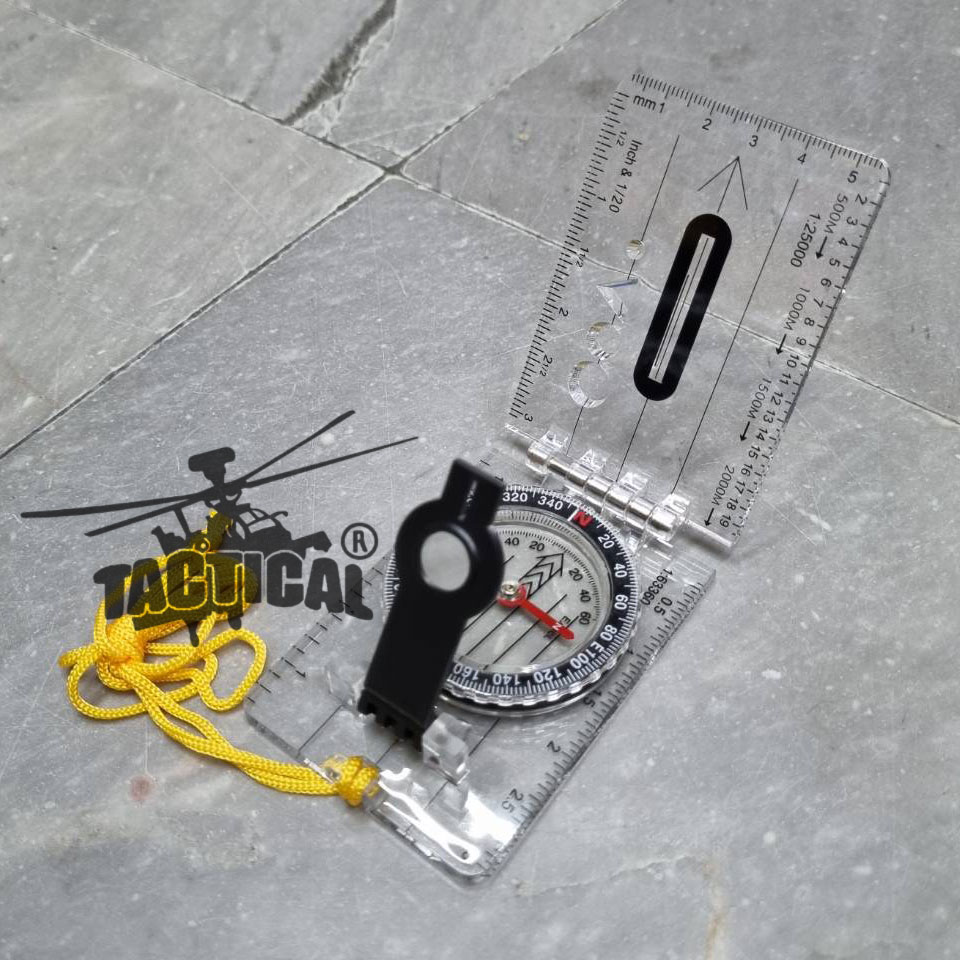 เข็มทิศไม้บรรทัด พับได้