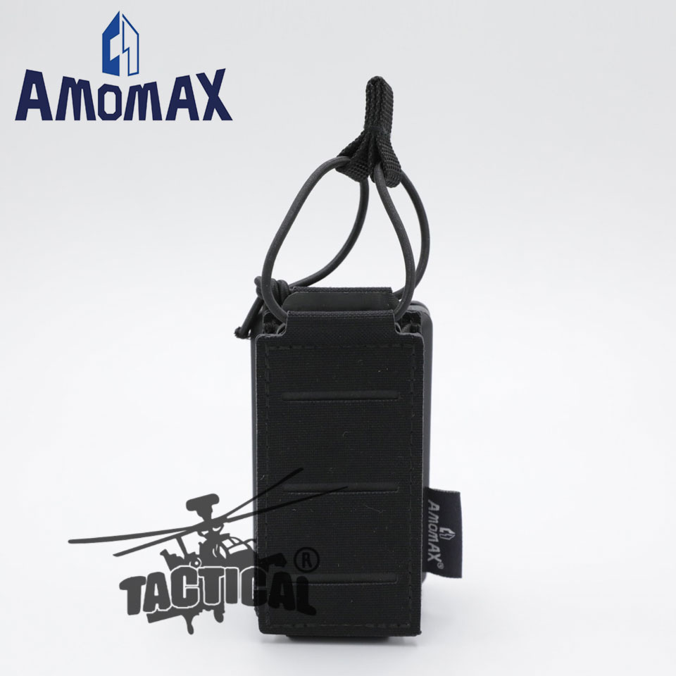 เพ้าแม็กกาซีนเดี่ยว รุ่นใส่แม็กปืนสั้น/ปืนยาว ยี่ห้อ Amomax